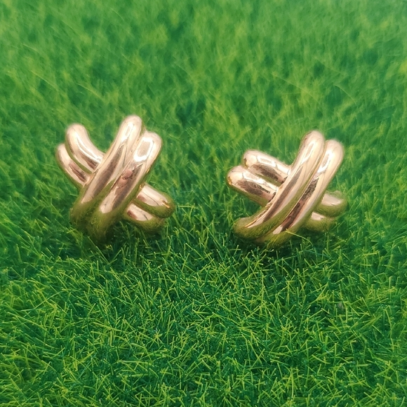 Monet X Earrings For Pierced Ears E1020 - Picture 1 of 2